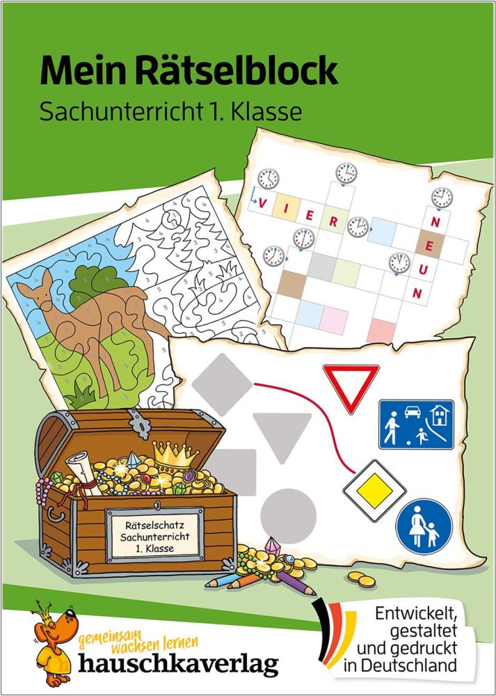 Mein Rätselblock - Sachunterricht 1. Klasse