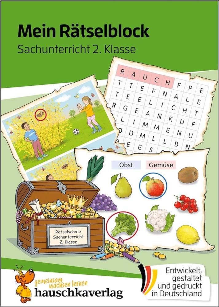 Mein Rätselblock - Sachunterricht 2. Klasse