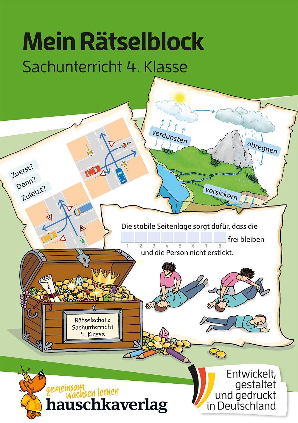 Mein Rätselblock Sachunterricht 4. Klasse - Rätsel für kluge Köpfe