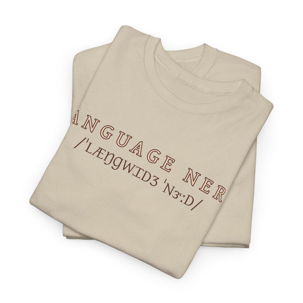 Language Nerd Shirt Geschenk für Sprachliebhaber Lehrer Übersetzer Studenten IPA