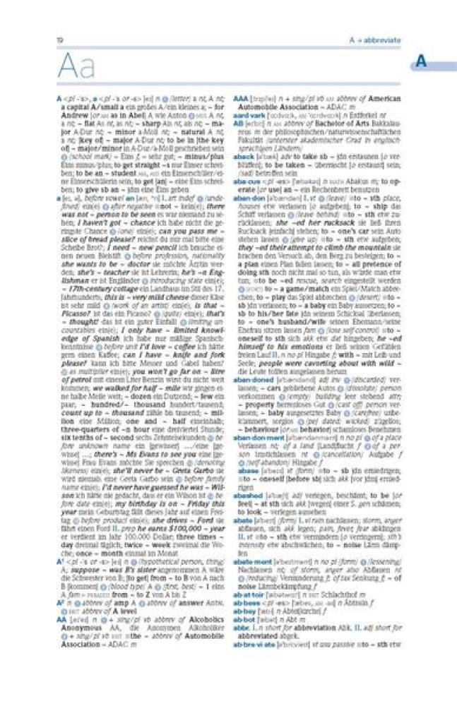 Wörterbuch Englisch-Deutsch für Schule und Studium