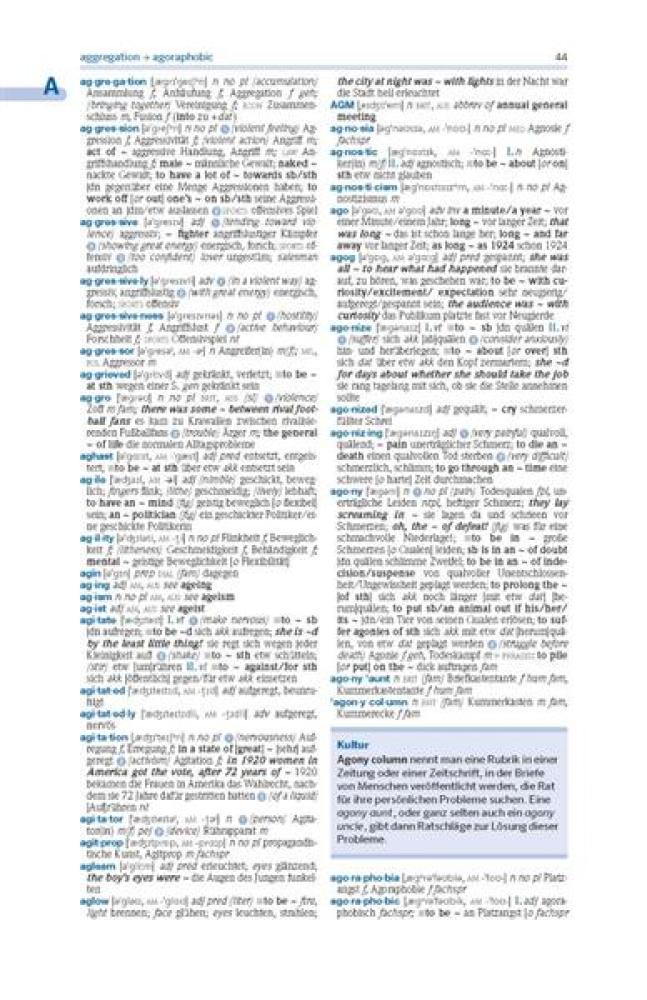 Wörterbuch Englisch-Deutsch für Schule und Studium