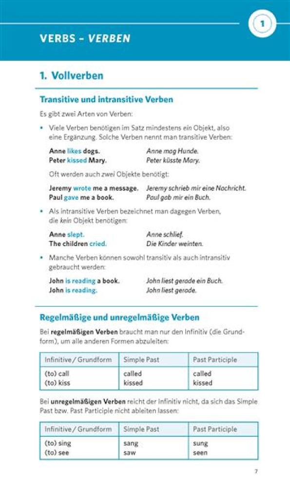 Grammatik kurz & bündig ENGLISCH