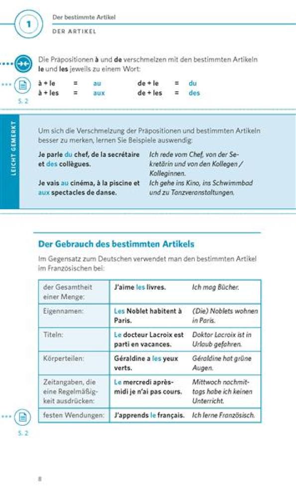 Grammatik kurz & bündig FRANZÖSISCH