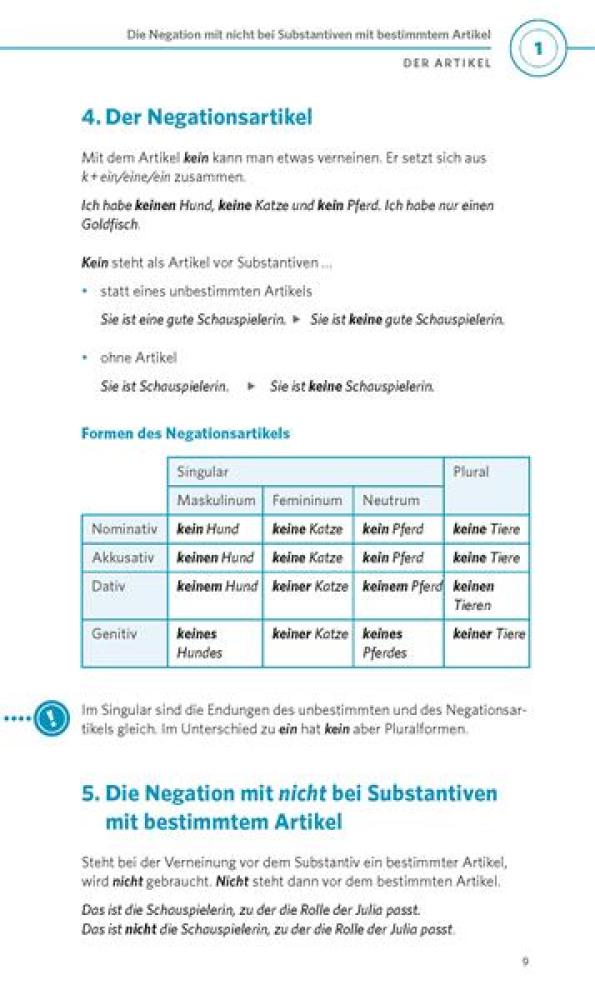 Grammatik kurz & bündig DEUTSCH als Fremdsprache