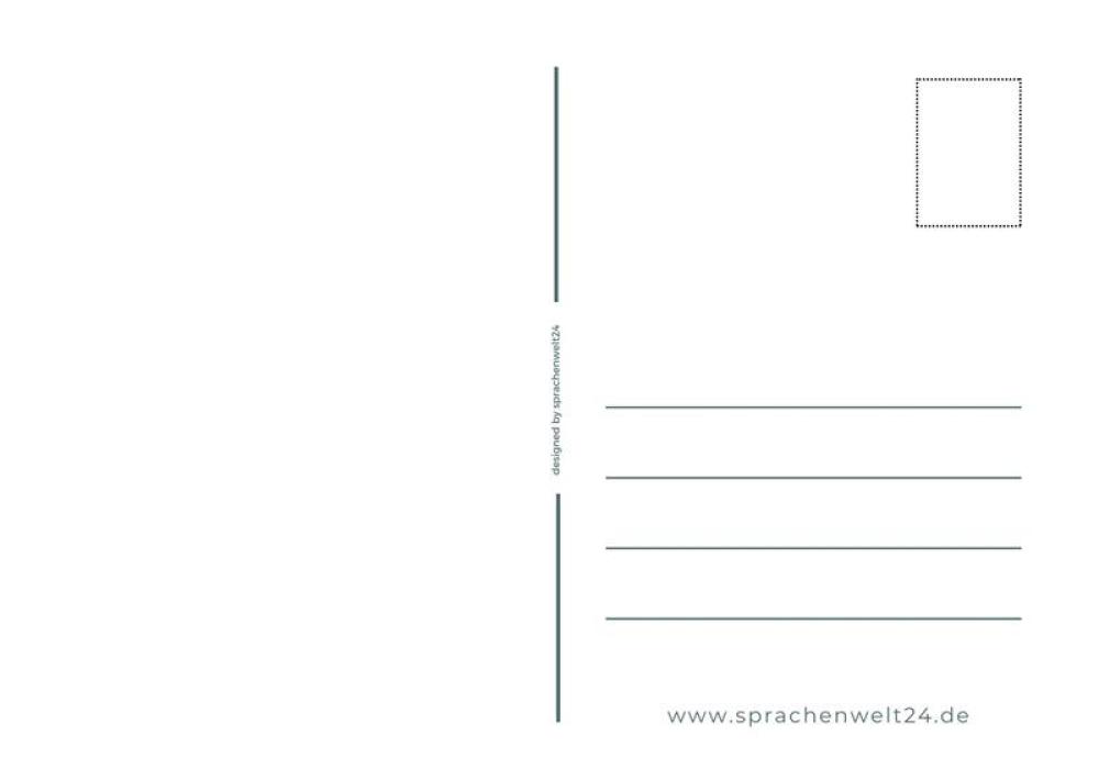 Last-Minute Sprachenpostkarte Finnisch