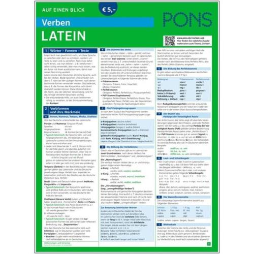 PONS Auf einen Blick Verben Latein