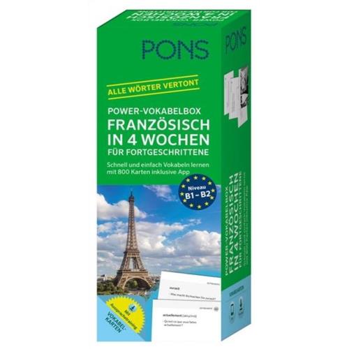 PONS Power-Vokabelbox Französisch in 4 Wochen für Fortgeschrittene