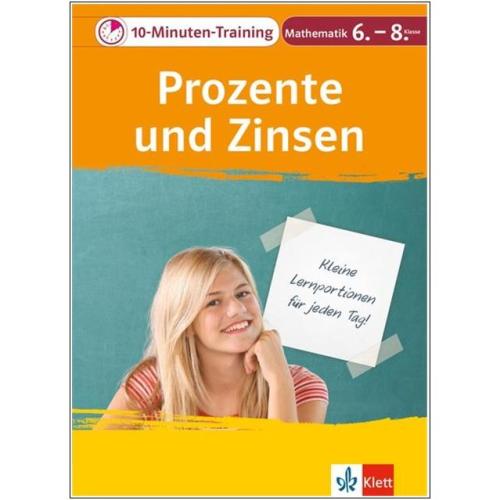 10-Minuten-Training: Prozente und Zinsen - Mathematik 6.-8. Klasse