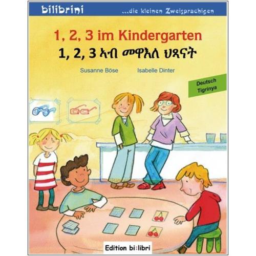 1, 2, 3 im Kindergarten - ein deutsch-tigrinisches Bilderbuch ab 3 Jahre