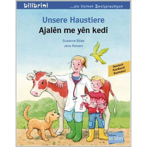 Unsere Haustiere - ein deutsch-kurdisches Bilderbuch ab 3 Jahre