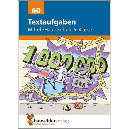Mathe 5. Klasse Mittel- und Hauptschule Übungsheft  - Textaufgaben