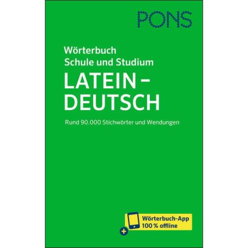 PONS Wörterbuch Schule und Studium Latein-Deutsch