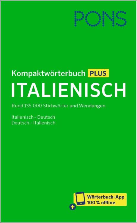 PONS Kompaktwörterbuch Plus Italienisch