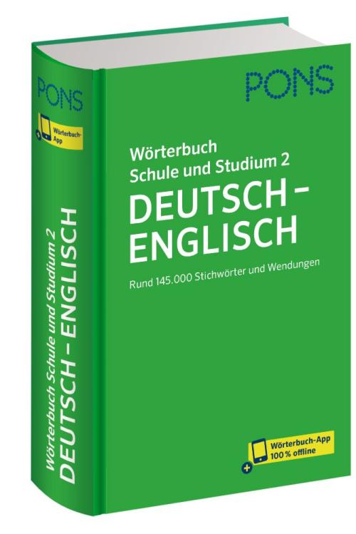 Wörterbuch Deutsch-Englisch für Schule und Studium