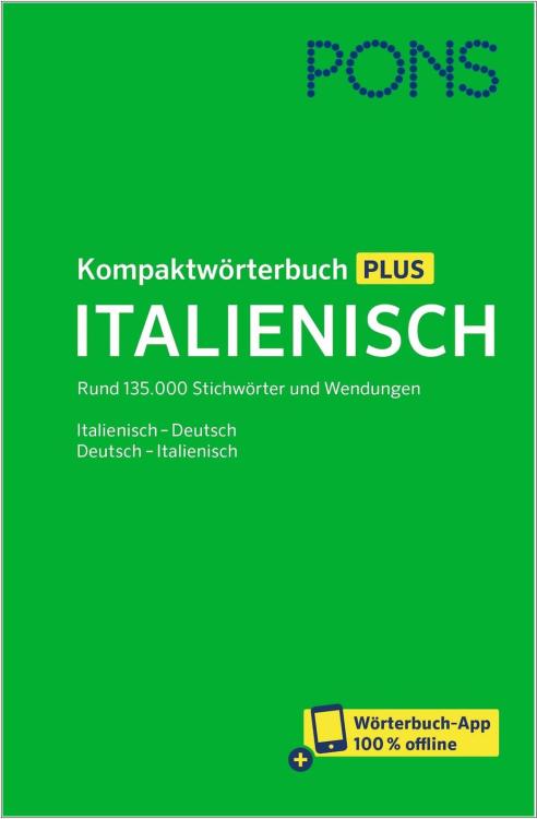 PONS Kompaktwörterbuch Plus Italienisch