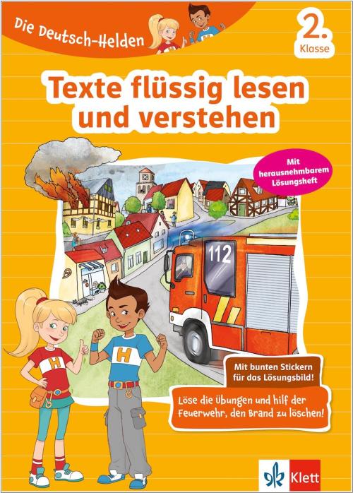 Die Deutsch-Helden 2. Klasse - Texte flüssig lesen und verstehen
