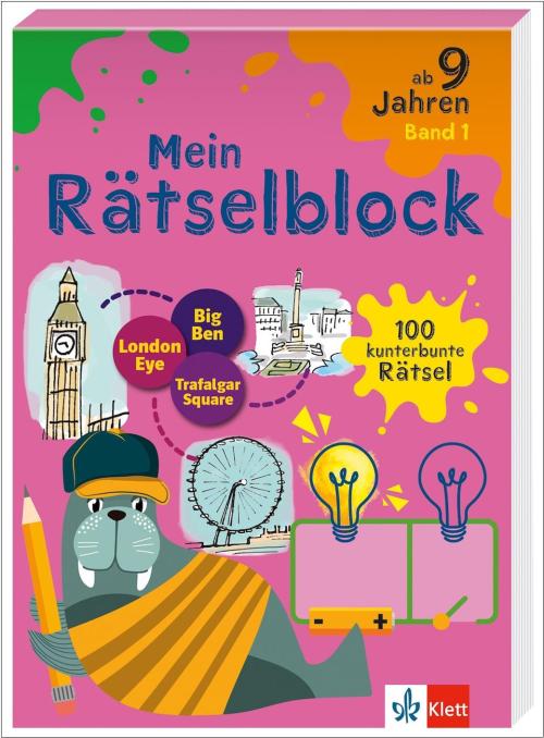 Mein Rätselblock ab 9 Jahren Band 1 - 100 kunterbunte Rätsel