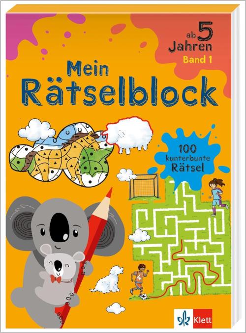 Mein Rätselblock ab 5 Jahren Band 1 - 100 kunterbunte Rätsel