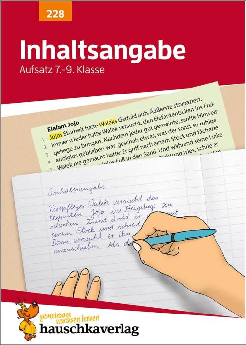 Deutsch 7.-9. Klasse Übungsheft - Inhaltsangabe / Aufsatz