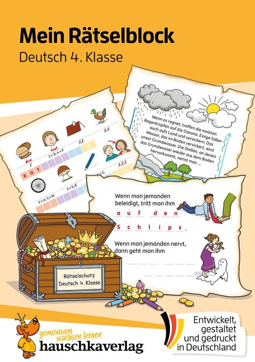 Mein Rätselblock Deutsch 4. Klasse - Rätsel für kluge Köpfe