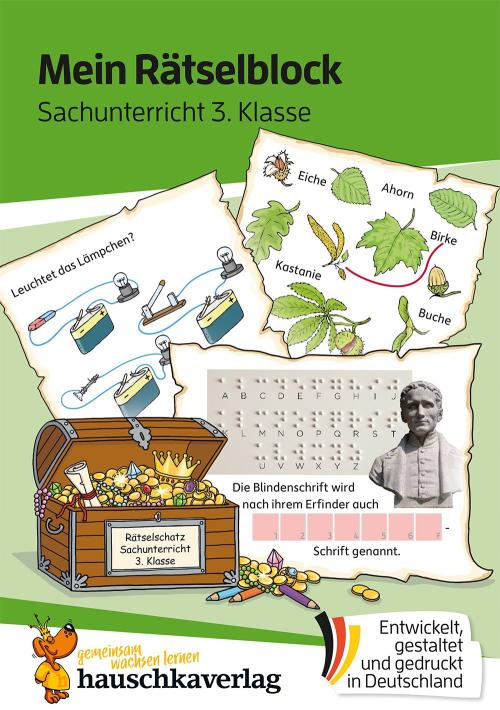 Mein Rätselblock Sachunterricht 3. Klasse - Rätsel für kluge Köpfe