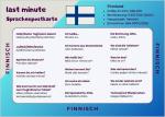 Last-Minute Sprachenpostkarte Finnisch
